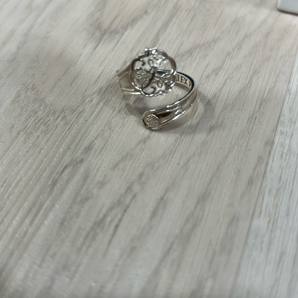 Alex and Ani Silver Path of Life Ring